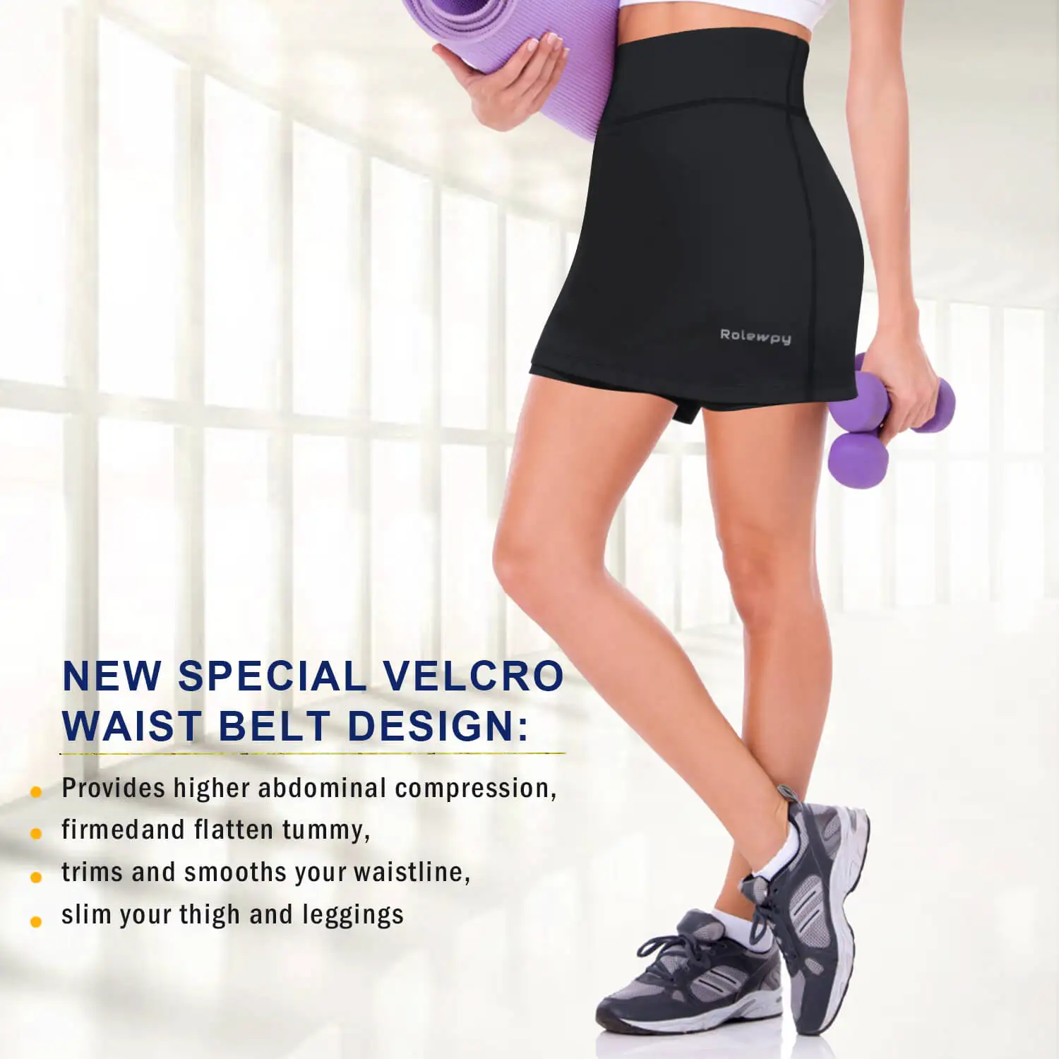 2020 hot selling black Breath and Comfort sports wear tennis dress Sports Skirt Womens Lightweight Tennis Skirt