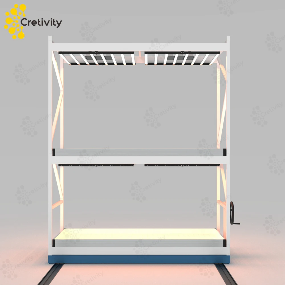 
Hydroponic Ebb And Flow Growing System Vertical Grow Rack 