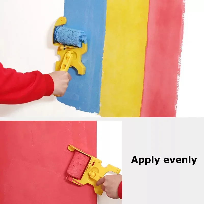 Muvtec DIY Household Wall Brushing Tools Manual Wall Plastering Trimming Color Separation Multifunctional Paint Brush Emulsion Tool