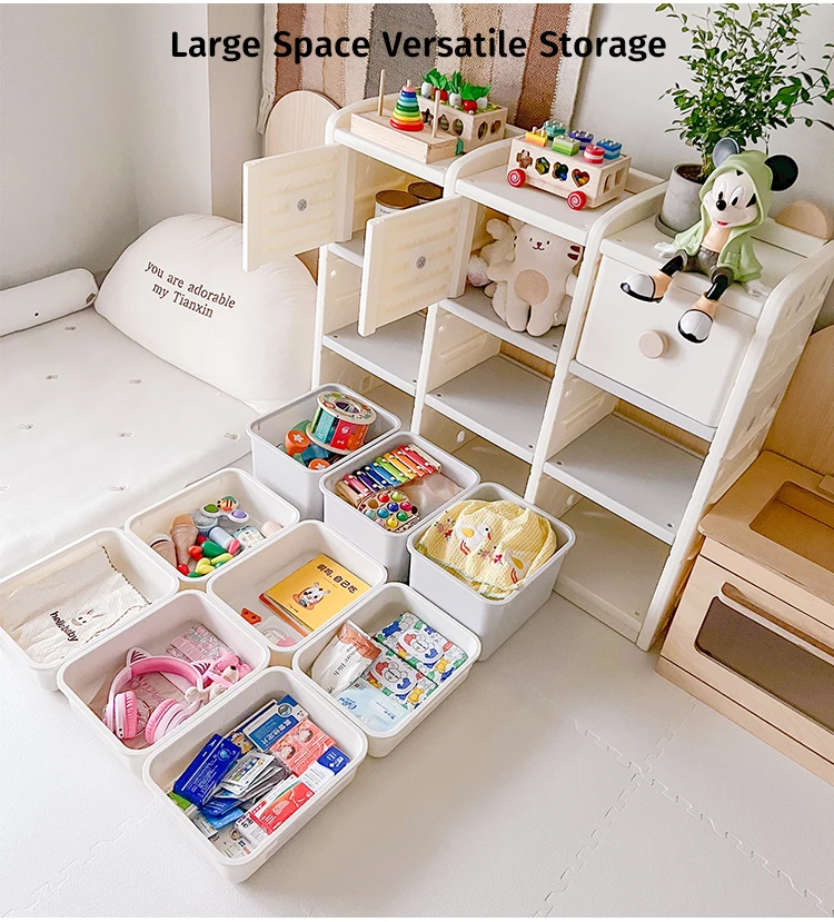 MIGO BEAR Cheap Furniture Shelf Organizer Rack Boxes Shape For With 5 Drawers Baby Cupboard Toy Storage Children Kids Cabinets