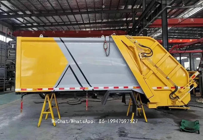 Superstructure compression garbage truck box sale