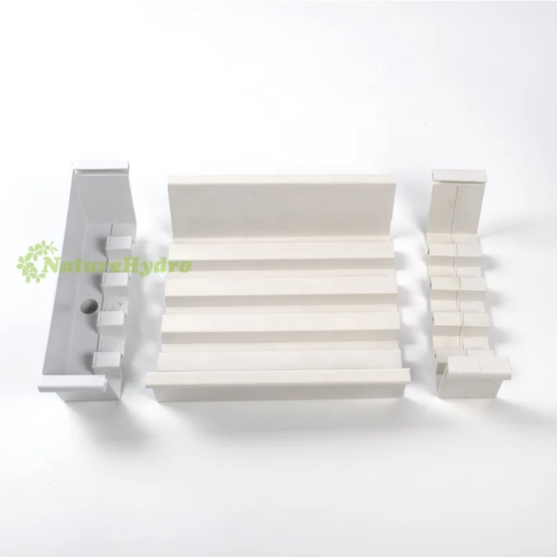 Hot sales Greenhouse Hydroponic Strawberry Cultivation Trough Planting PVC Channel