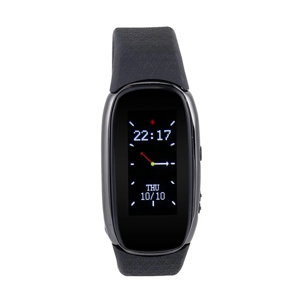 Voice Activate Digital Voice Recorder Watch Music Player Pedometer Smart Wristband Stealth Dictaphone PQ149