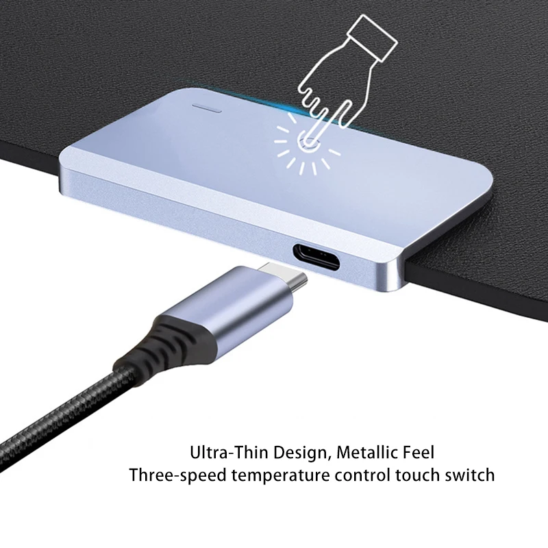 Travelcool Warm USB Heating LS108 Keyboard and Mouse Pad Extended Large Gaming RGB Mouse Pads LED Mouse Pad with Wireless Charge