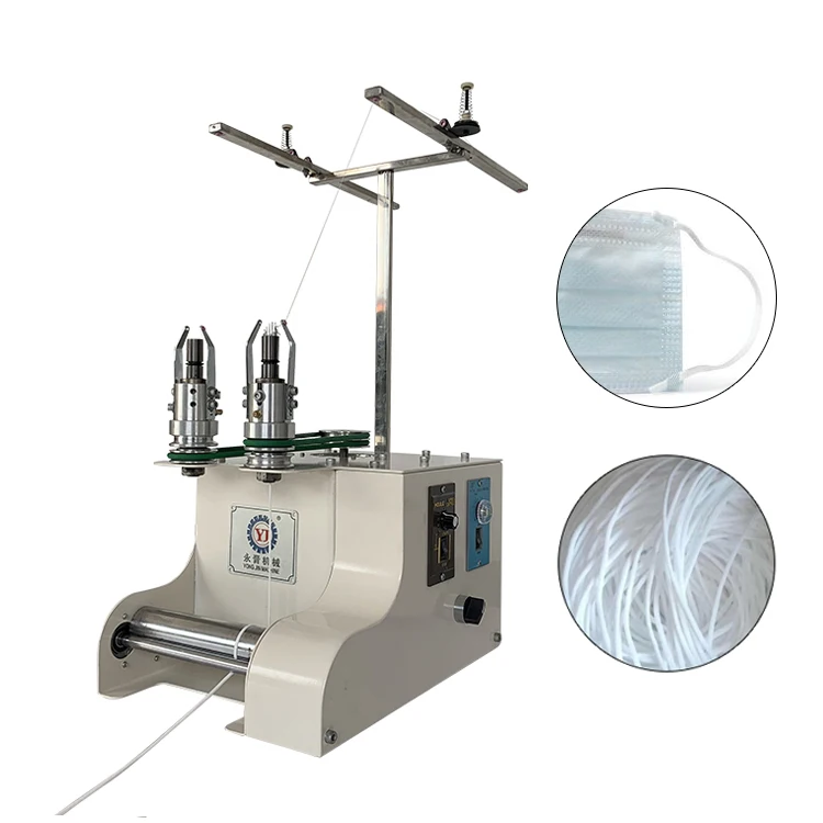 Yongjin ear loop knitting machine flat,elastic earloop tape knitting machine for face mask