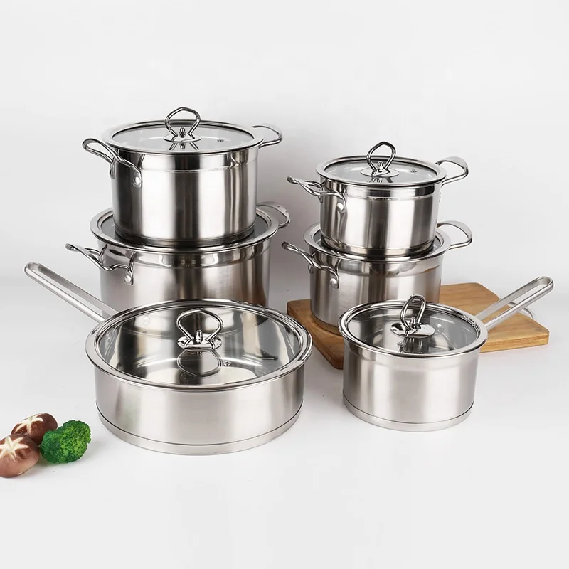 Best Selling Kitchen Non Stick Cookware Set Cooking Pot Set With Ss Handle
