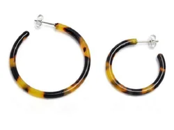 customize cellulose acetate and acrylic jewelry tortoise shell hoops earring, light tortoise shell hoops earrings
