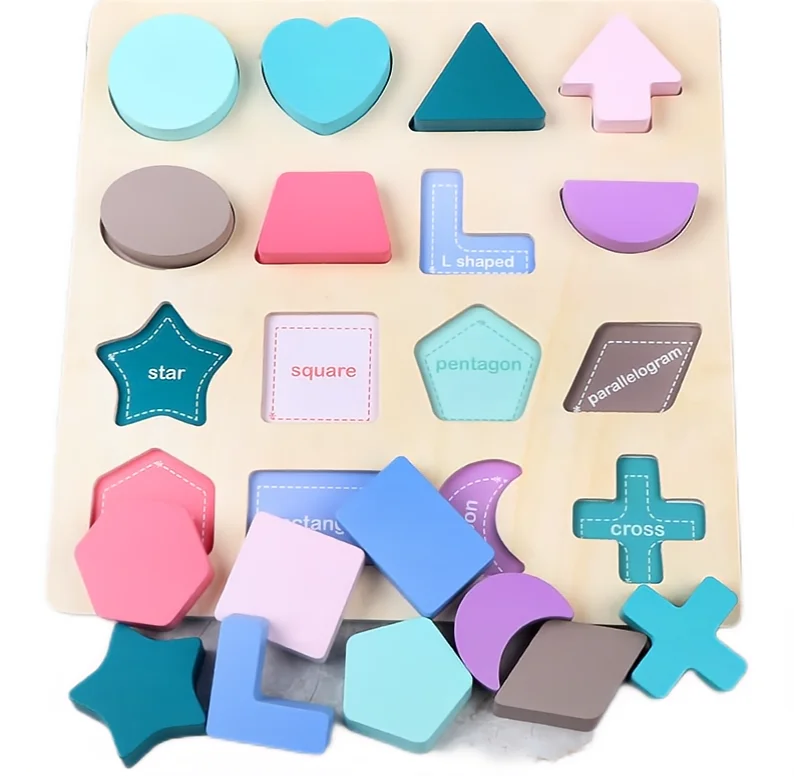 BOGE Wooden Magnetic Toys Multi-function Fishing Alphanumeric Game Alphabet Puzzle Letters Sorting Board Blocks Matching