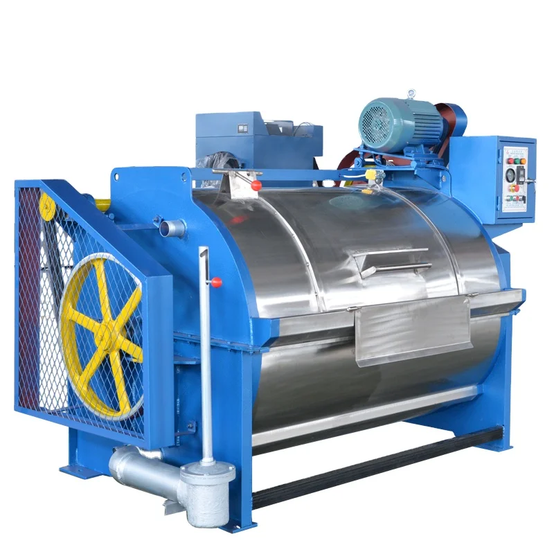 100kg Semi Automatic Commercial Washing Machine Steam Heated Hotel Clothes Industrial Good Prices on Sale
