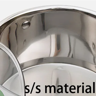 ustensiles de cuisines cast iron royal fast food hot kitchen glass stainless steel cooking pot cookware set