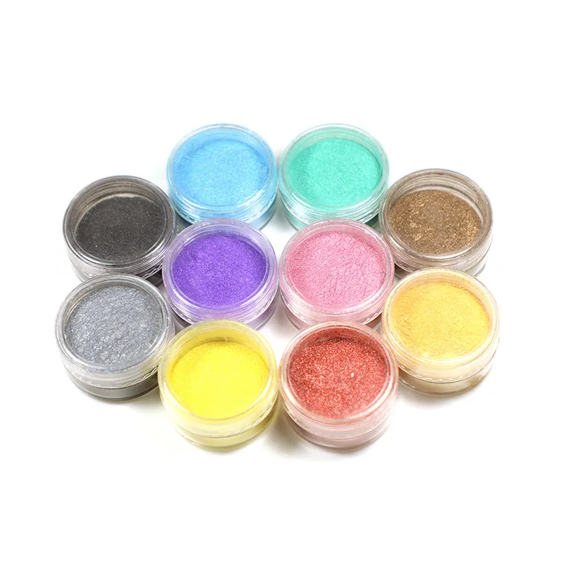 
2021 New Cosmetic Grade Mica Pigment Powder for Soap-making Epoxy Resin and Slime 