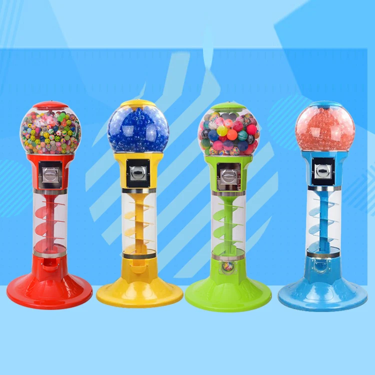 
[MACAT] Coin gumball bouncing machine candy dispenser bounce ball sprial gum vending machines for supermarket 