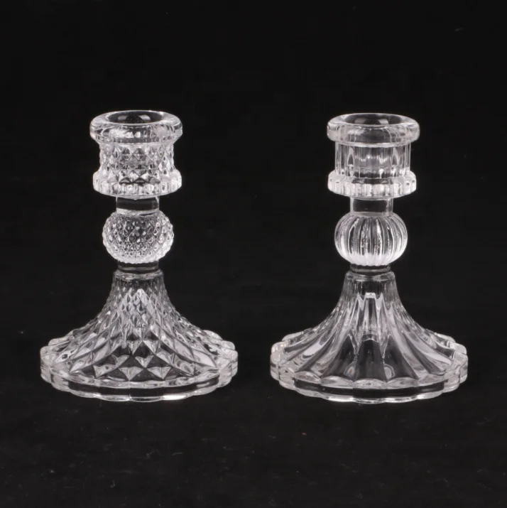 Candle Cylinder Christmas Decorative Luxury Pillar Lanterns And Candle Jars Weddings Crystal Glass Other Candle Holder