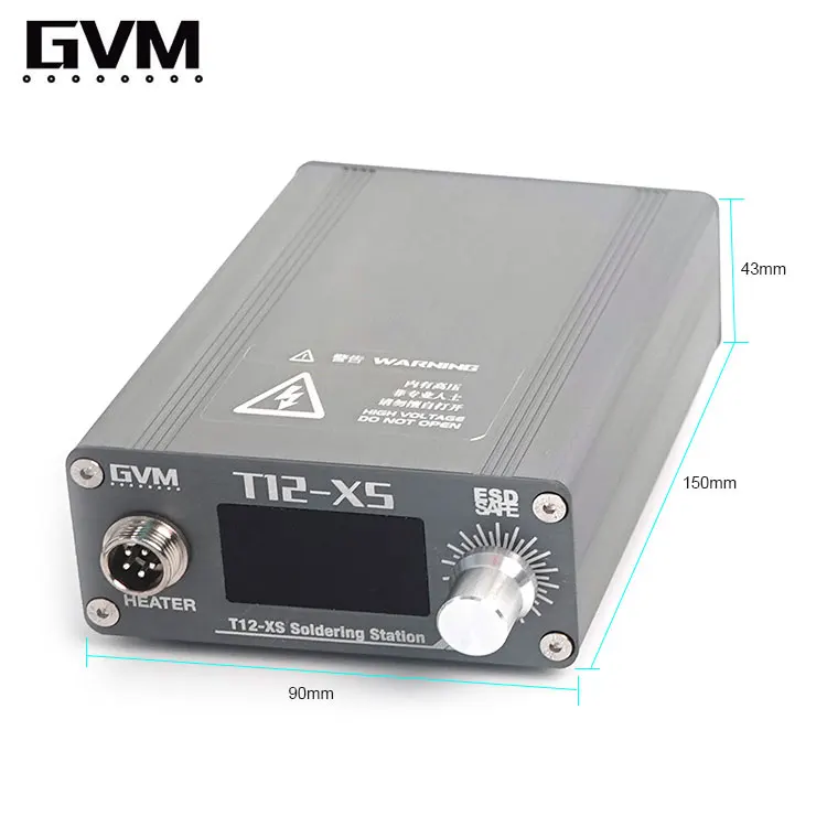 GVM T12-XS Mobile Phone Repair Constant Temperature Welding Station BGA IC Rework platform