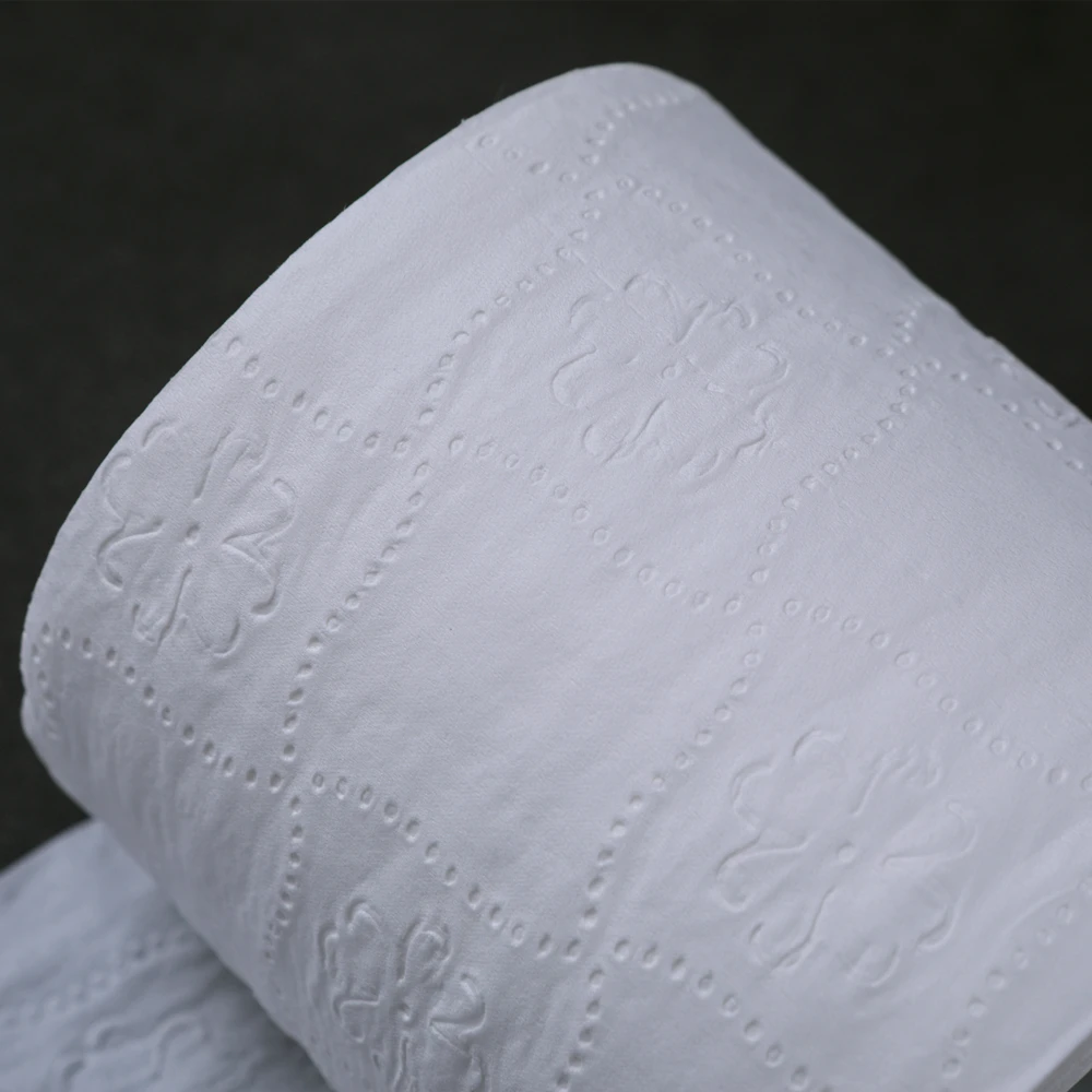  China Manufacturer Designer Brand Recycled Pulp Toilet Tissue rolls