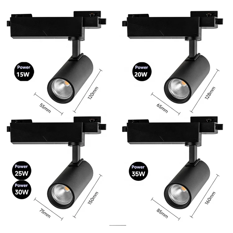 High Quality 30W Cob Led Track Light 220 V Waterproof Spotlight Outdoor Lighting Shop Track Rail Light