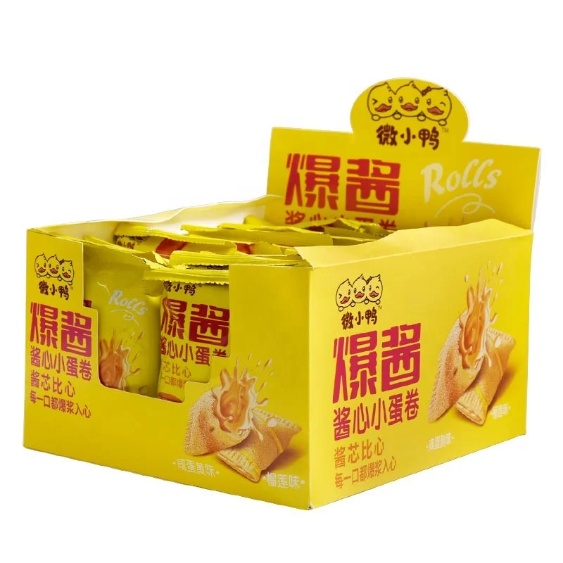 Egg Rolls snacks biscuit cookies smooth cream wafer  crackers salty egg flavor sandwich biscuits
