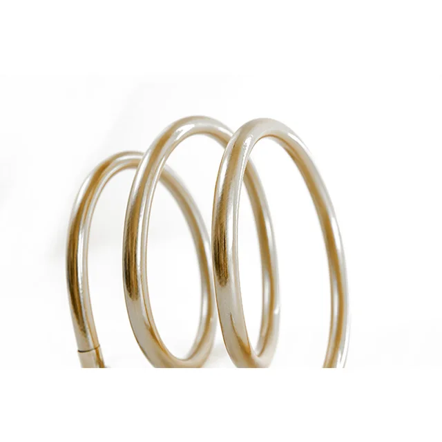 Brushed Gold Bright Silver High-end Pvc Shower Hose Hot Water Flexible Shower Hose for Bathroom