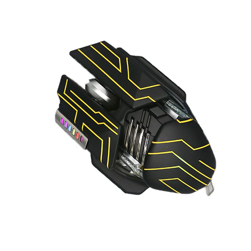 AIWO Latest Model Souris Wired Wireless Detachable Mouse Gamer Professional Sensor PMW3370 Glowing Gaming Mouse
