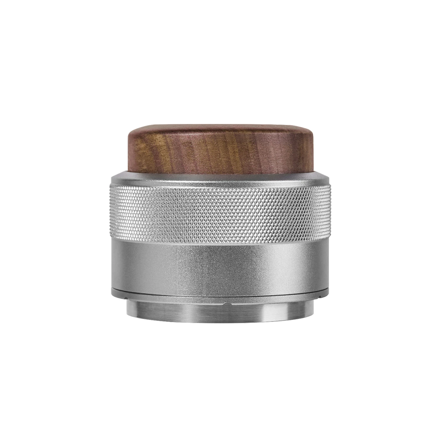 Anti-slip Walnut wood Lid constant pressure Calibrated Tamper 304 Stainless Steel 51 53 58mm Coffee Leveler Coffee Distributor