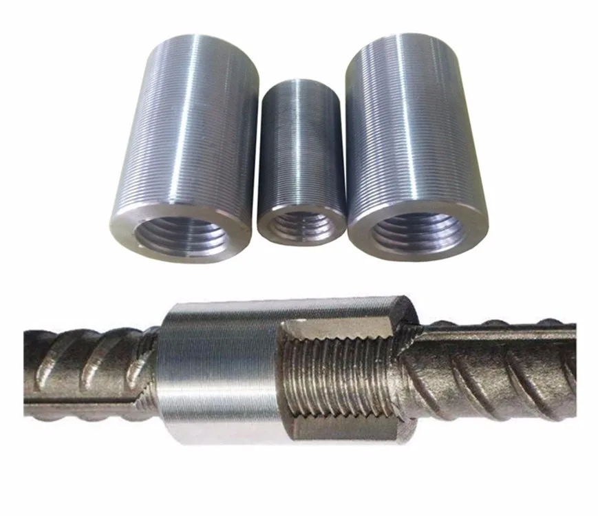 Parallel Threaded Steel Rebar Coupler for Construction Building