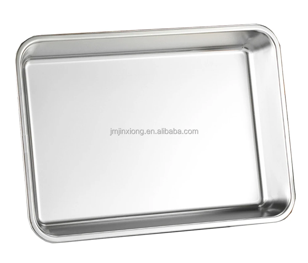 High Quality Stainless Steel Sheet Pan/Food Tray/Baking Pan Bakery Oven Use Cookie And Baking Sheets