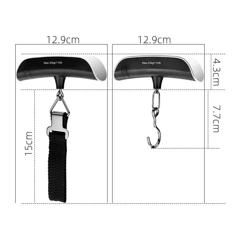 Product Manufacturer 50kg Hang Scale LCD Display Electronic Travel Hanging Weighting Portable Digital Luggage PRICE SCALE