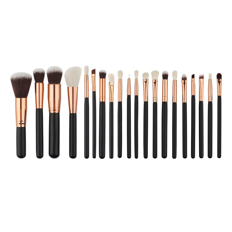 20 PCS Liquid Powder Foundation Make Up Brushes Blending Eye Makeup Brush Set