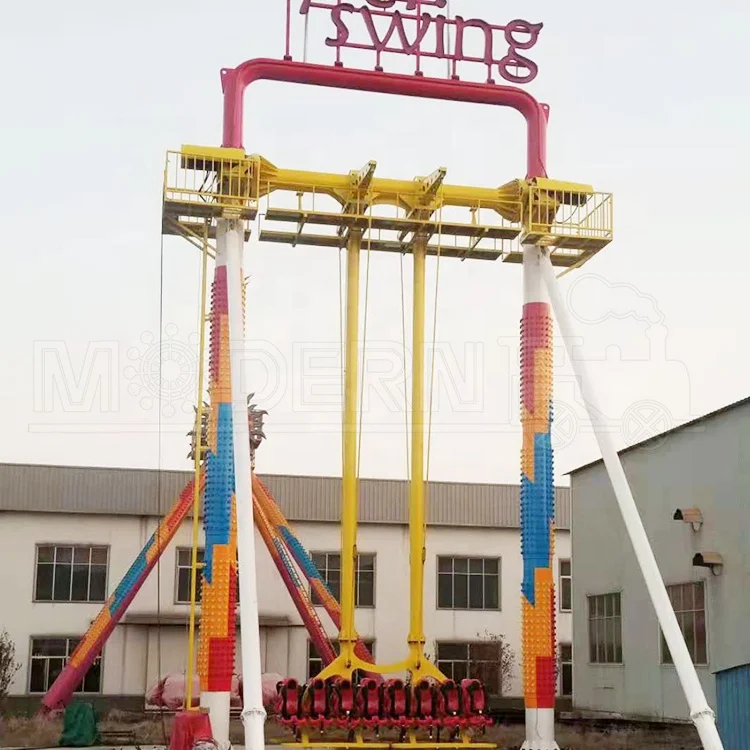 Theme park hotsale thrilling popular amusement theme park rides equipment super swing ride for sale