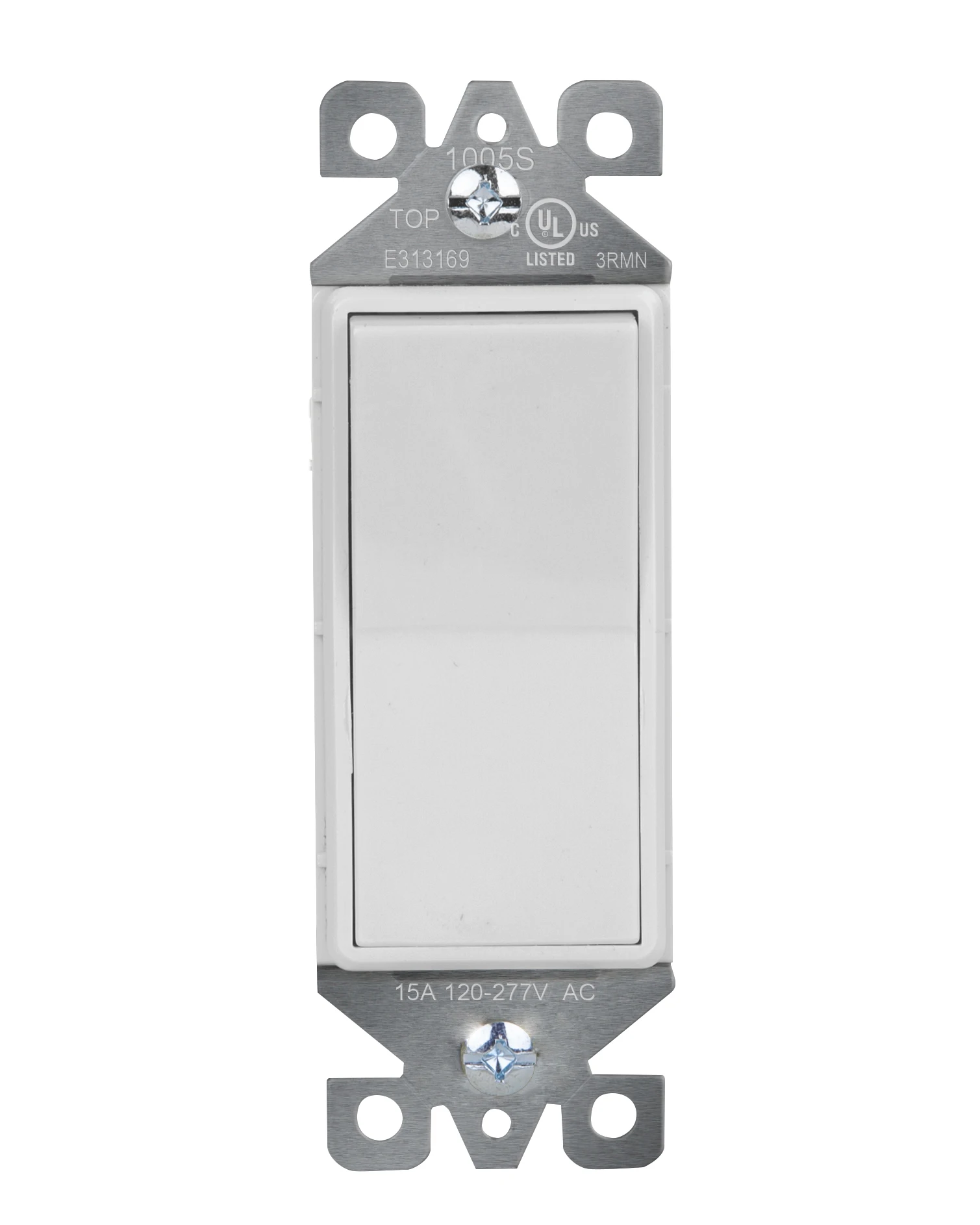 Automatic Connection In A Properly Grounded Metal Wall Box Designed With A Self-grounding Clip 3 Way Decorator Switch