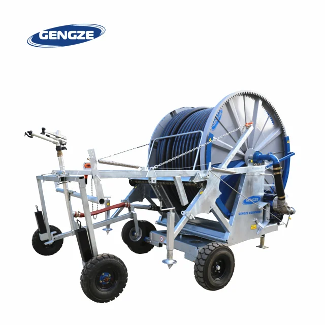 Automatic New Type Agriculture Traveling Hose Reel  Rain Gun Sprinkler irrigation machine in farm System for sale