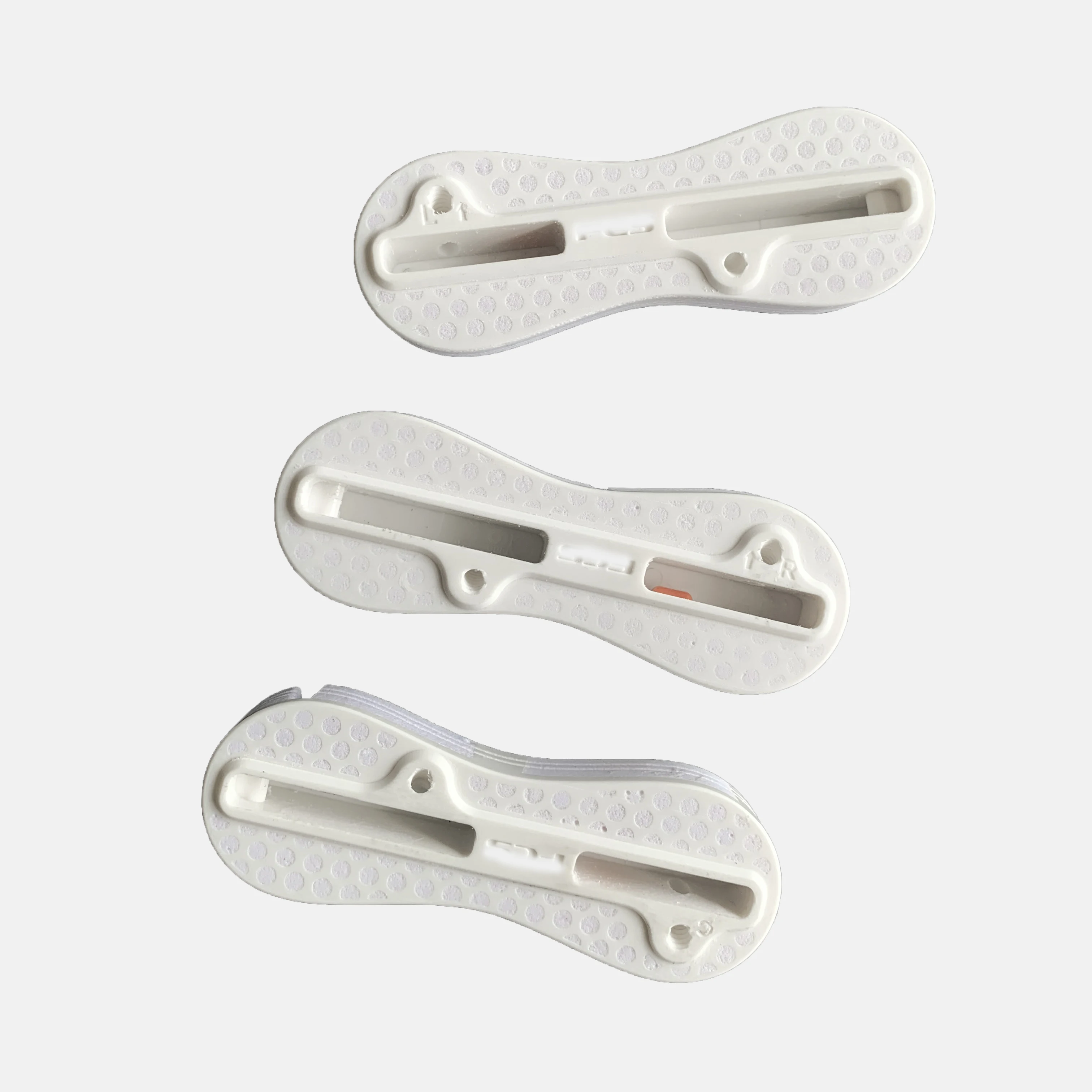 White PVC Surfboard Fin Boxes Easy To Install Rudder Slot Fin Box Surfboard Fin Plug 0/5/9 Degree Box