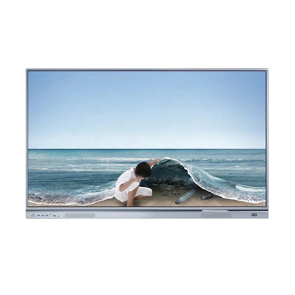 
75' Interactive White Board Smart Classroom Board Educational Interactive Panel 75 Inch 