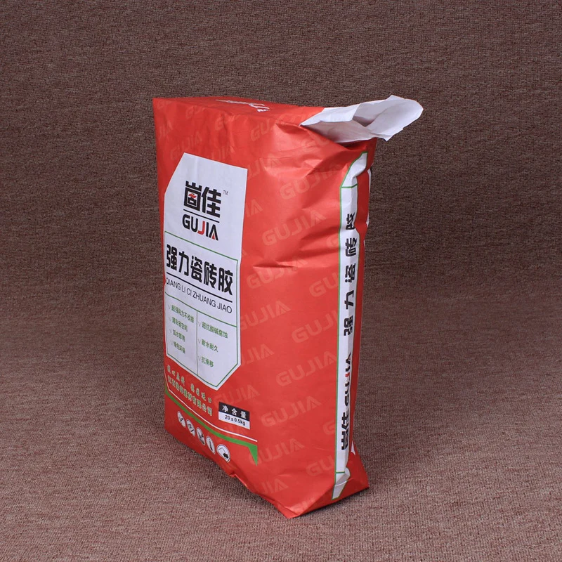 2021 new design 25kg 50kg pp woven printed 3 layers ply kraft paper valve packaging cement bag for Cement packing bags chemical
