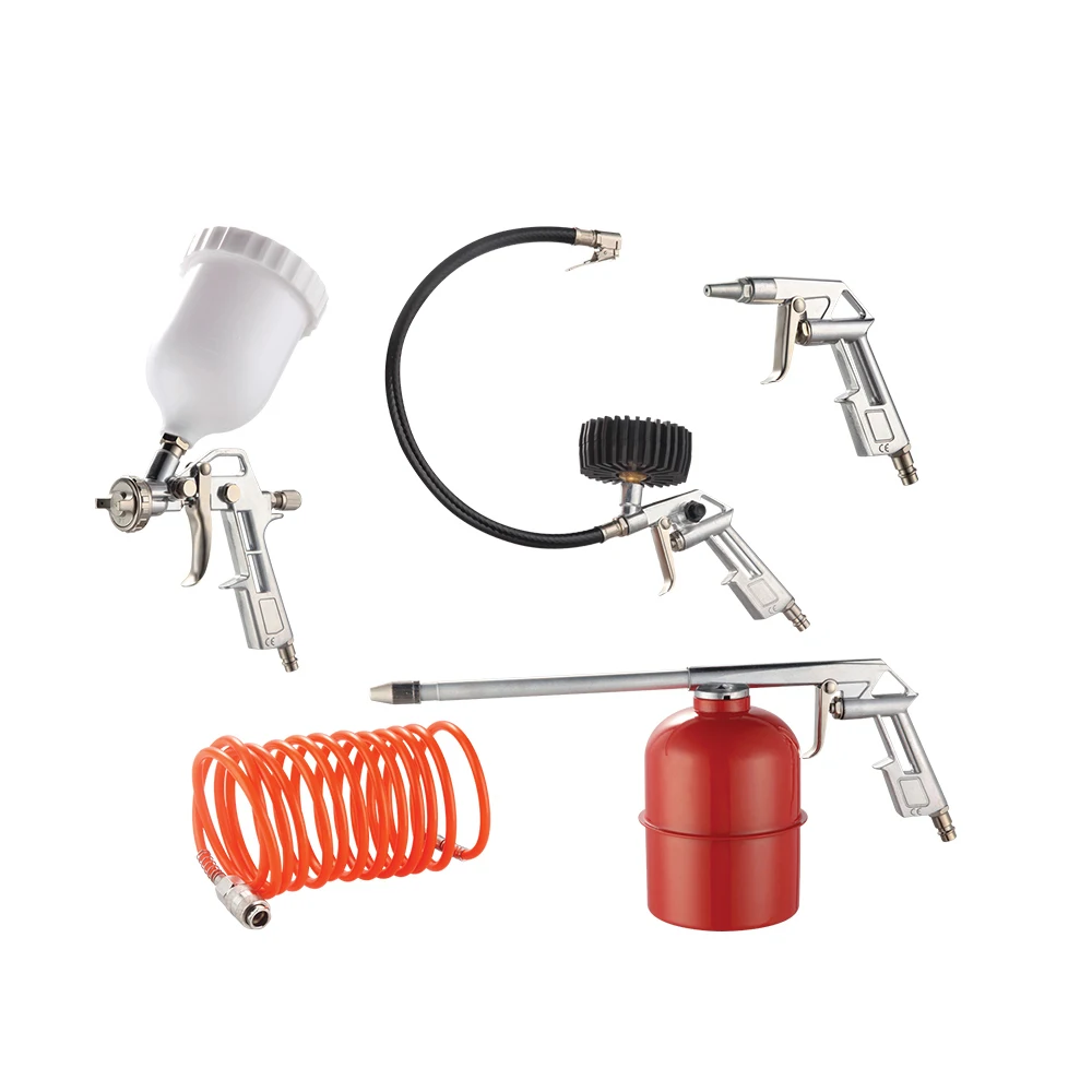 W-2000C5-GP professional car furniture painting 5pcs air spray gun kit