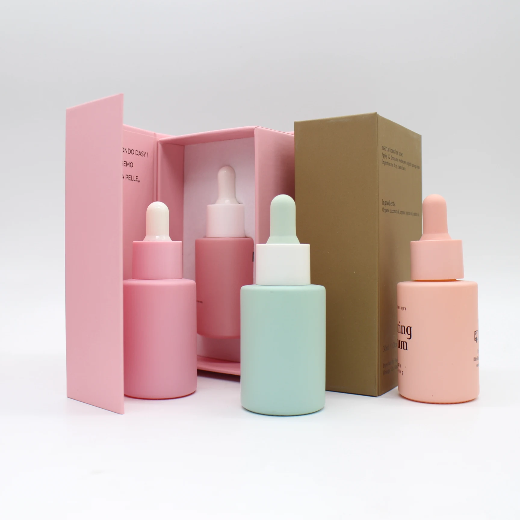 10ml 20ml 30ml 50ml 100ml cuticle hair matte frosted glass packaging dropper bottle black essential oil bottle