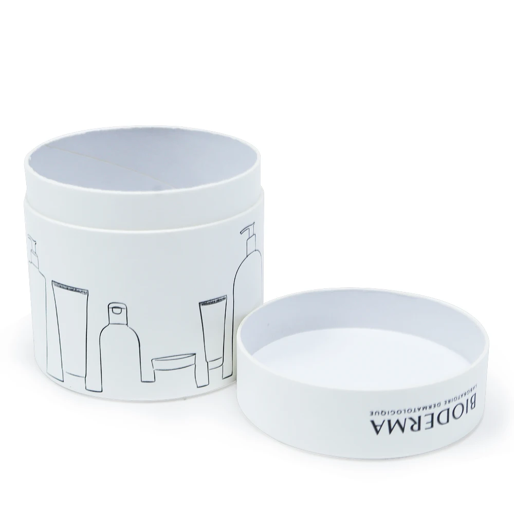 wholesale Custom Printed Creative candle spray cosmetic essential oil bottle  round paper tube packaging boxes