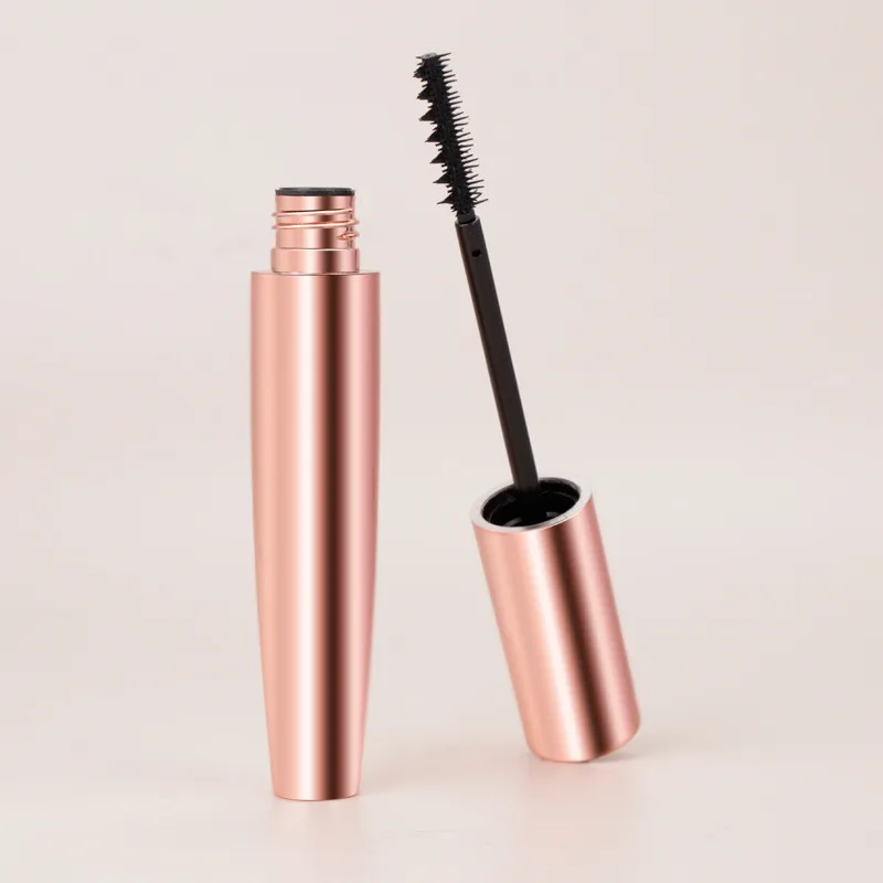 Luxury 7.3ml Pink Rose Gold Empty Eyelash Container Irregularity Mascara Tube with Private Label