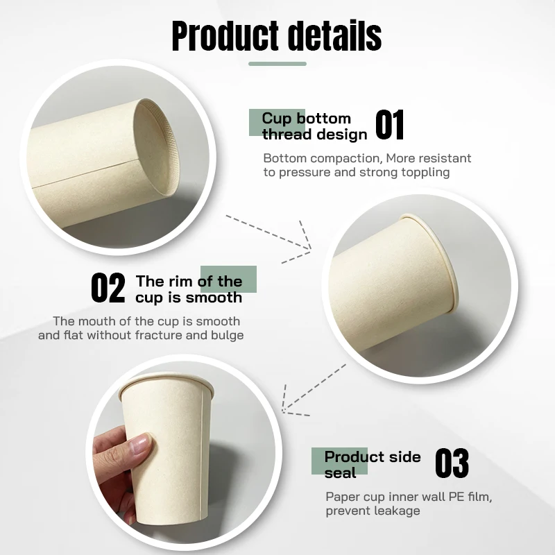 Disposable cold paper cup for cold drink in summer hot sales