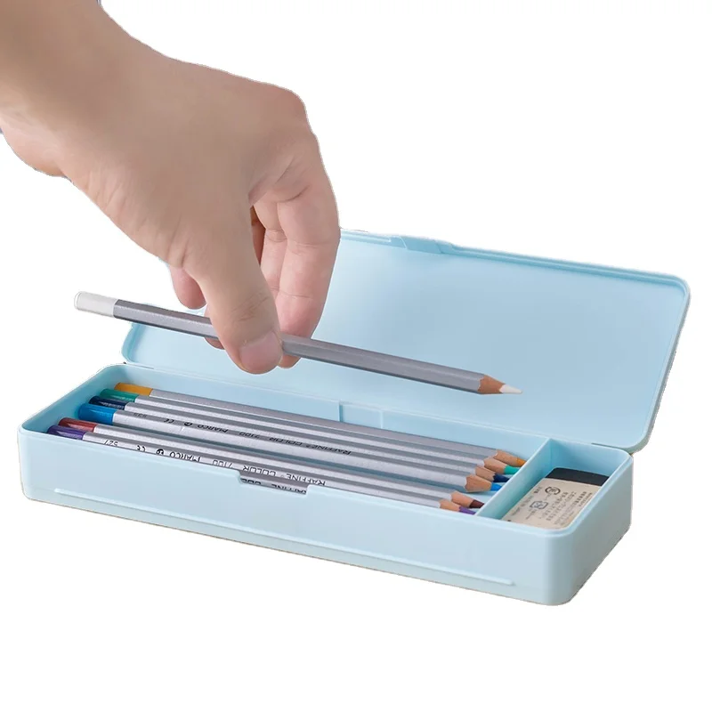 2022 современный экологически чистый пластиковый школьный прозрачный милый пенал для детей на заказ