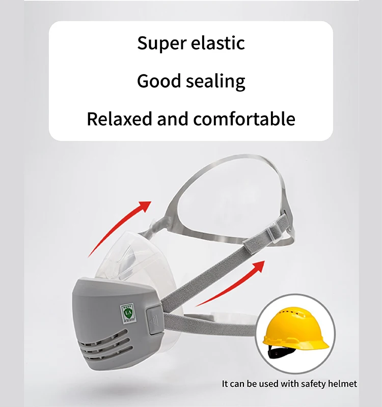 CNSTRONG OEM ODM respiratory protection dust mask with filter silicone comfortable material safety