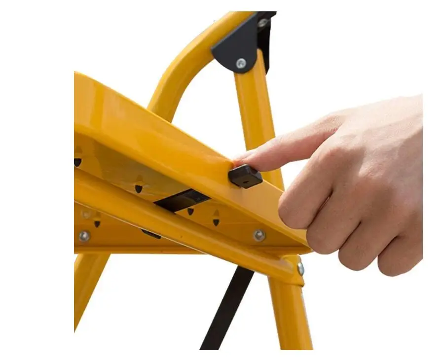 Складная ступенчатая лестница с поручнями