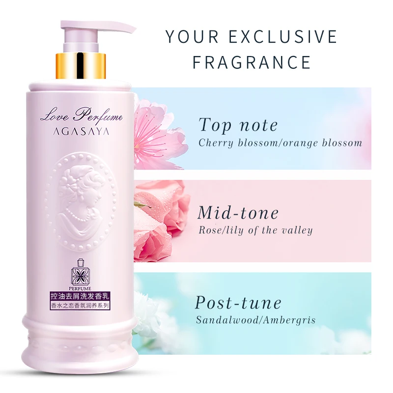 Wholesale Spot Perfume Silky Oil Control Shampoo Refreshing Fluffy Perfume Scent Anti-dandruff Shampoo