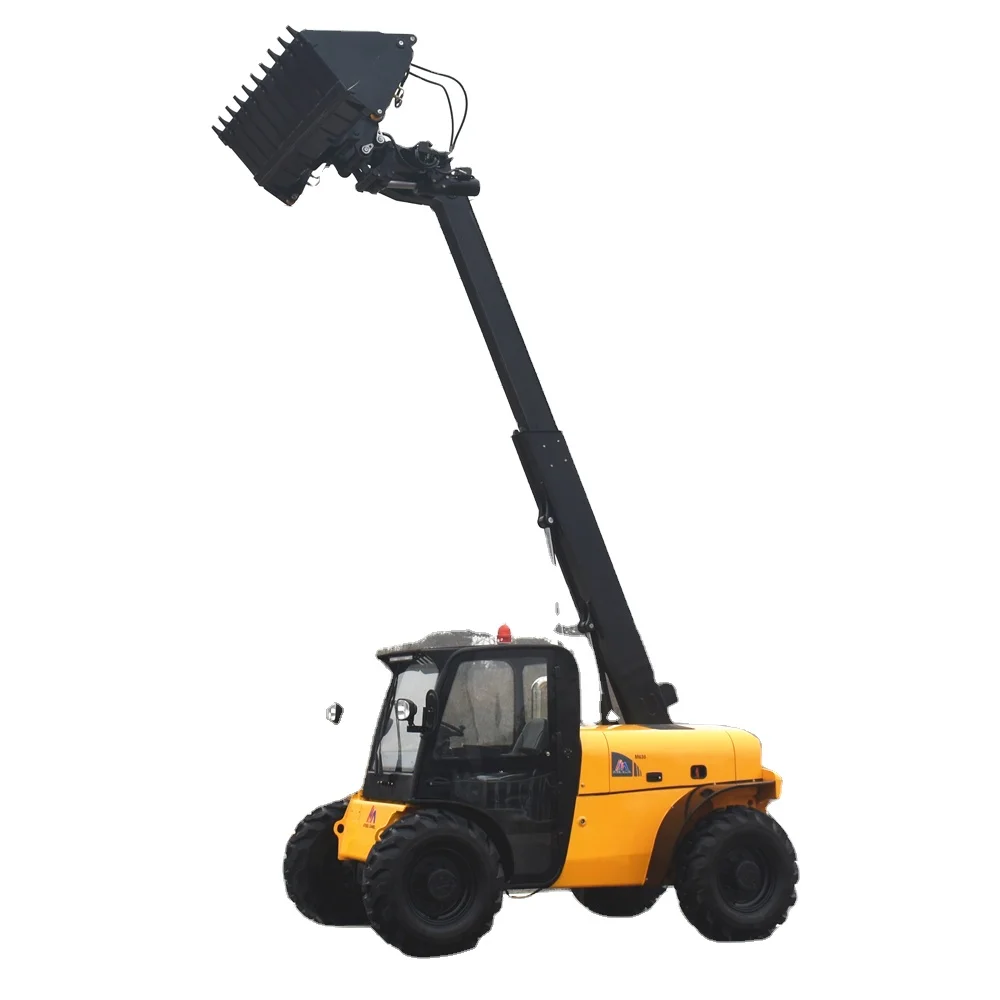 Chinese hot sale merlo type machine 3 ton 4x4 compact telehandler for sale
