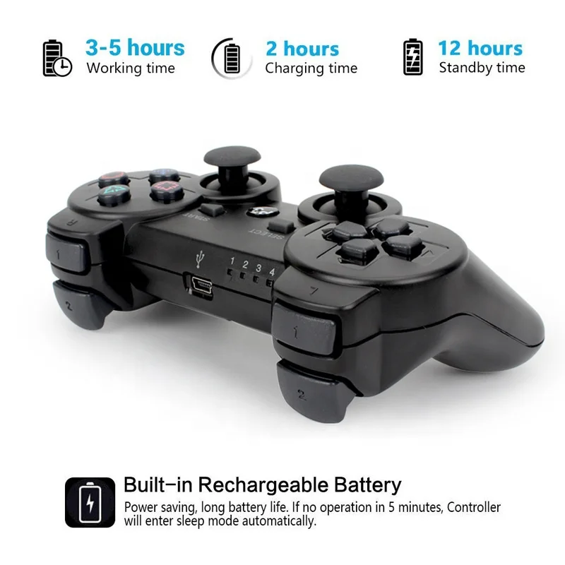 New P3 BT Wireless Game Controller For Play Station 3 Video Game Console Multiple Colors Optional P3 Wireless Gaming Joystick