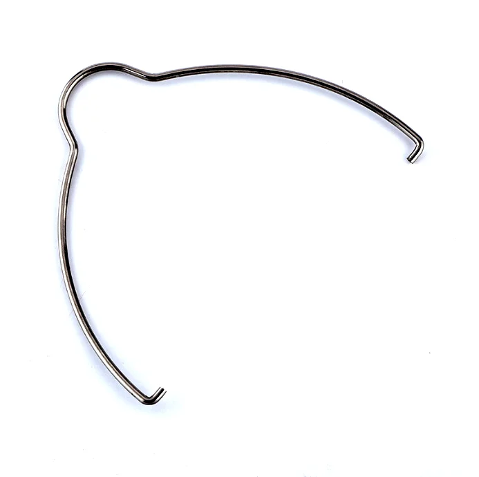 Pull Handle Welded Polishing 304 Stainless Steel Wire Forming Square Iron Metal Hanging Rings for handbag lifting handle