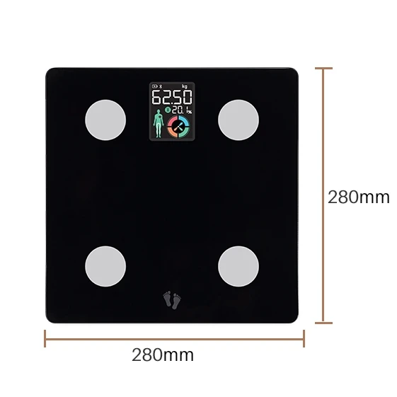 New Screen Electronic Weigh Manufacturers Lcd Scale Personal Smart Digital Bodi Weight Body Scale