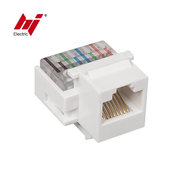  Модульный разъем RJ45 Keystone Jack Ethernet Cat 5e вставной сетевой