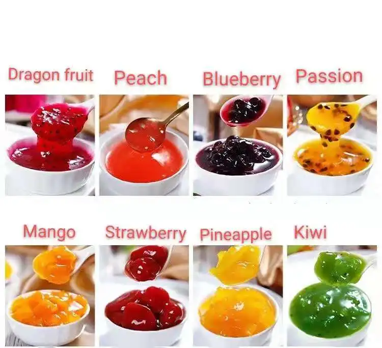 2 кг настоящий фруктовый киви-джем с целлюлозой для магазинов и магазинов ликера