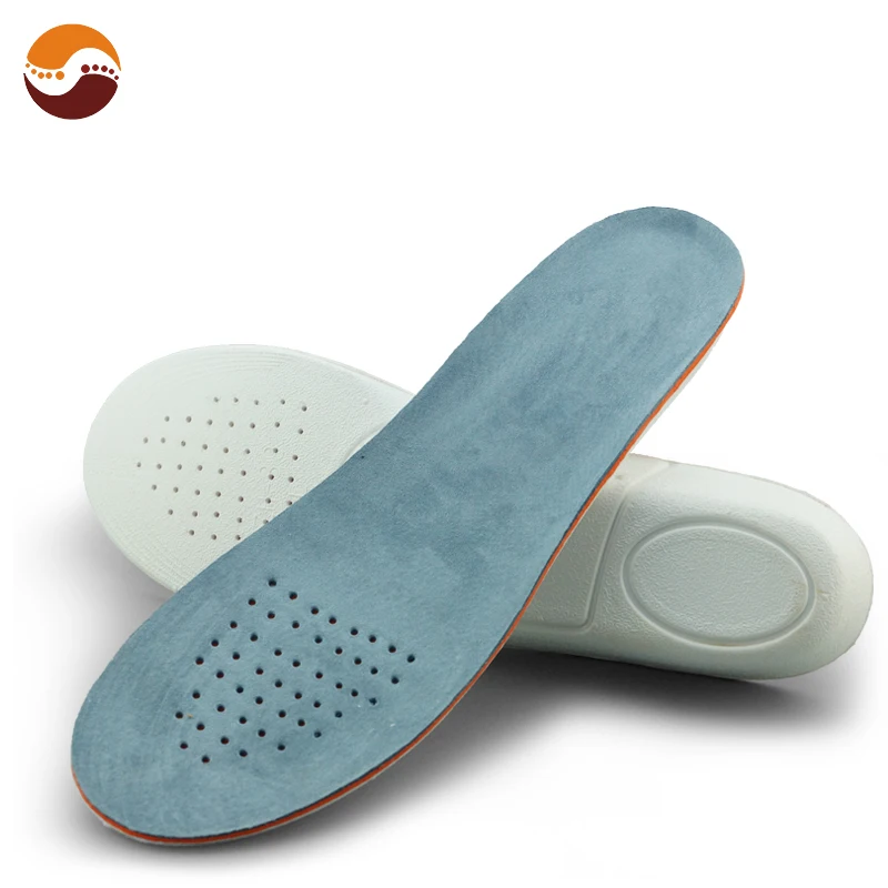 Factory Price Velvet Pigskin Durable Breathable Insoles Sports & Comfort Orthotic Insoles Height Increase Insoles